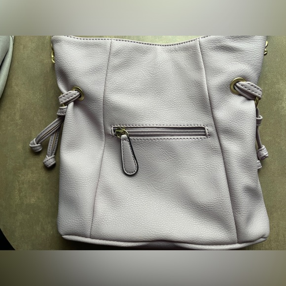 EUC Pretty Purple Nicole by Nicole Miller handbag/crossbody/shoulder bag - Picture 5 of 10